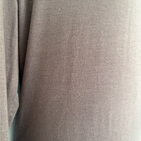 ICHI Brown Turtleneck Long Sleeve Top Basic Soft Shirt Size Medium - Picture 4 of 9